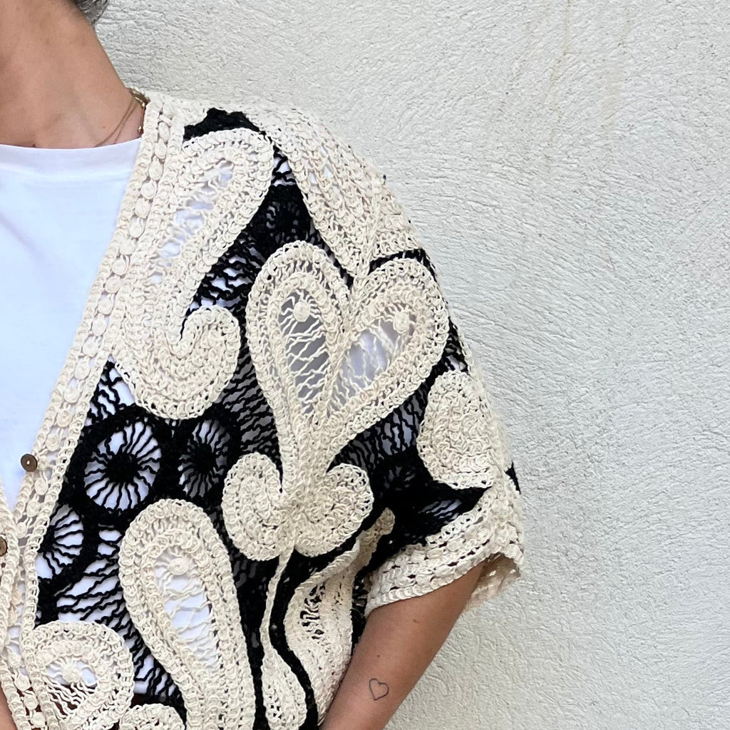 Gilet crochet Léo