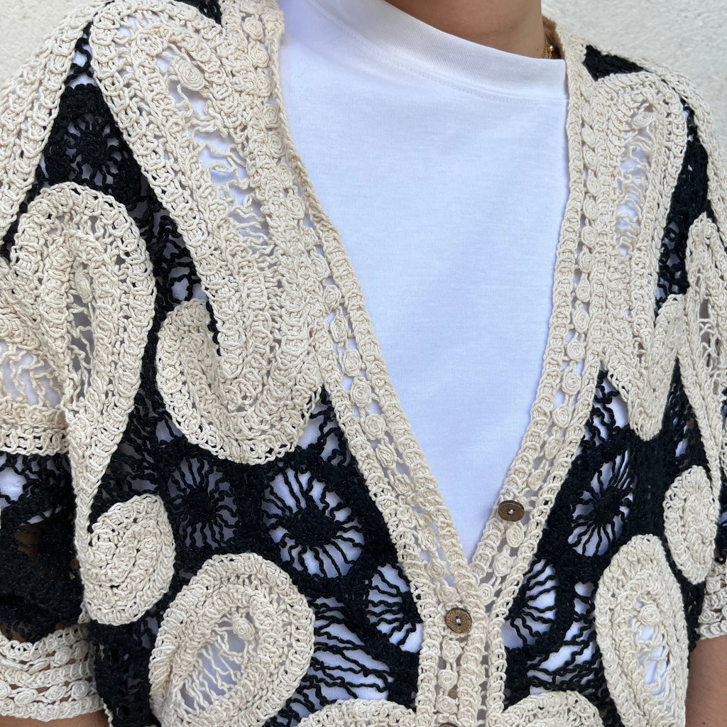 Gilet crochet Léo