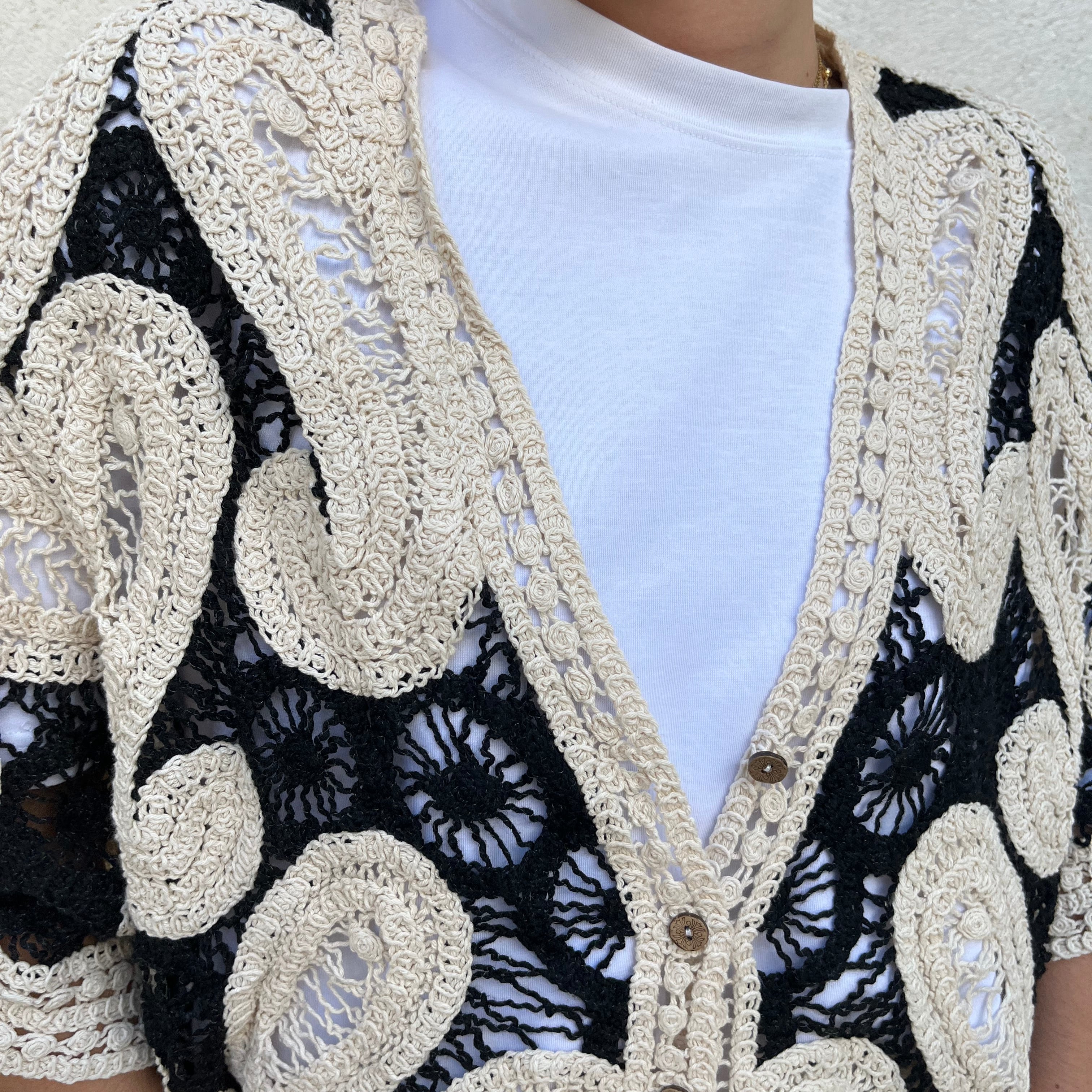 Gilet crochet Léo