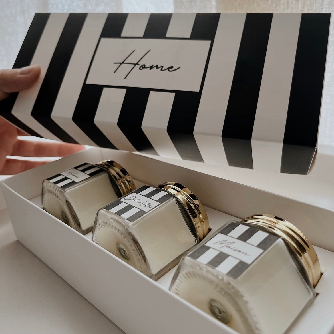 Coffret bougies HOME